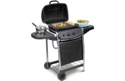 2 Burner Propane Gas BBQ with Side Burner